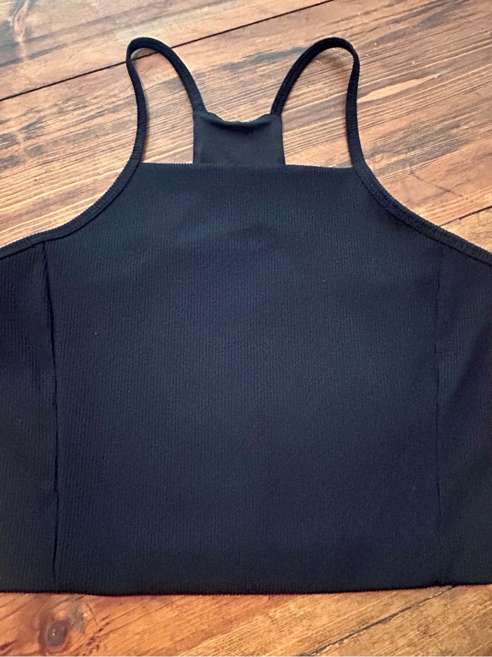 The North Face Black Ribbed Tank Top